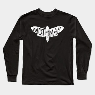 Mothman - Point Pleasant WV Mothman Figure Moth Man Cryptozoology Legend Design Long Sleeve T-Shirt